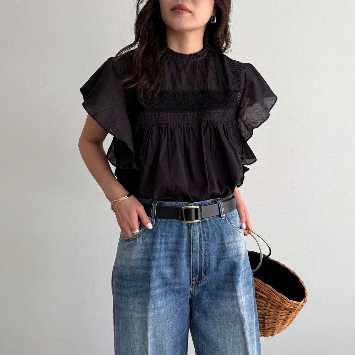 MADE INDIA アンティークレースブラウス | フレディ＆グロスター