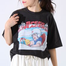 昭和アニメヒーローTシャツ（スピードレーサー・ガッチャマン・マジンガーZ）