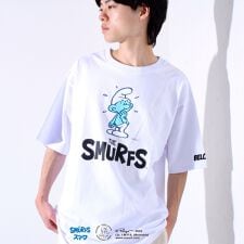 「THE SMURFS」スマーフ フロントプリントTシャツ?