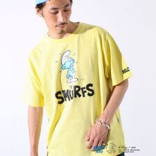 「THE SMURFS」スマーフ フロントプリントTシャツ?