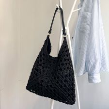 ペーパー透かし編みワンショルバッグ
