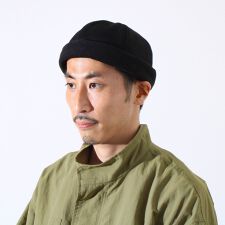 フレディ＆グロスター(FREDY&GLOSTER)の【GLOSTER/グロスター】コンビネーションロールキャップ 異素材ミックス スエード×コーデュロイ