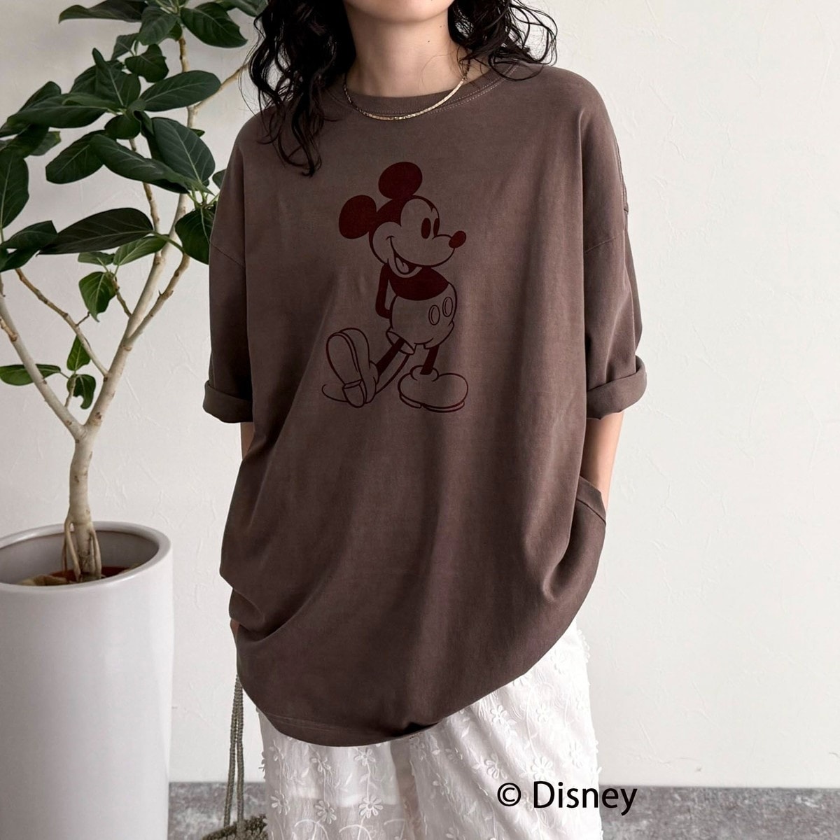 に*も様 【GOOD ROCK SPEED】MICKEY フロッキープリントリン GOOD ROCK SPEED/グッドロックスピード】Mickey フロッキー
