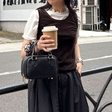 FRミニレザーボストンバッグ
