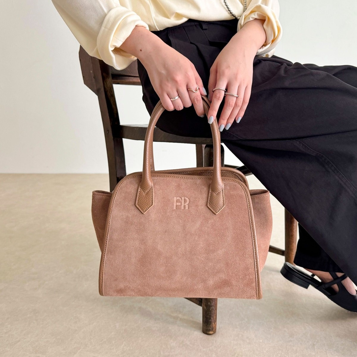 フレディ＆グロスター（FREDY&GLOSTER）/FR台形スエードバッグ FR台形スエードバッグ | フレディ＆グロスター(FREDY&GLOSTER