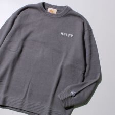【KELTY×GLOSTER】別注 ジャガードニット プルオーバー