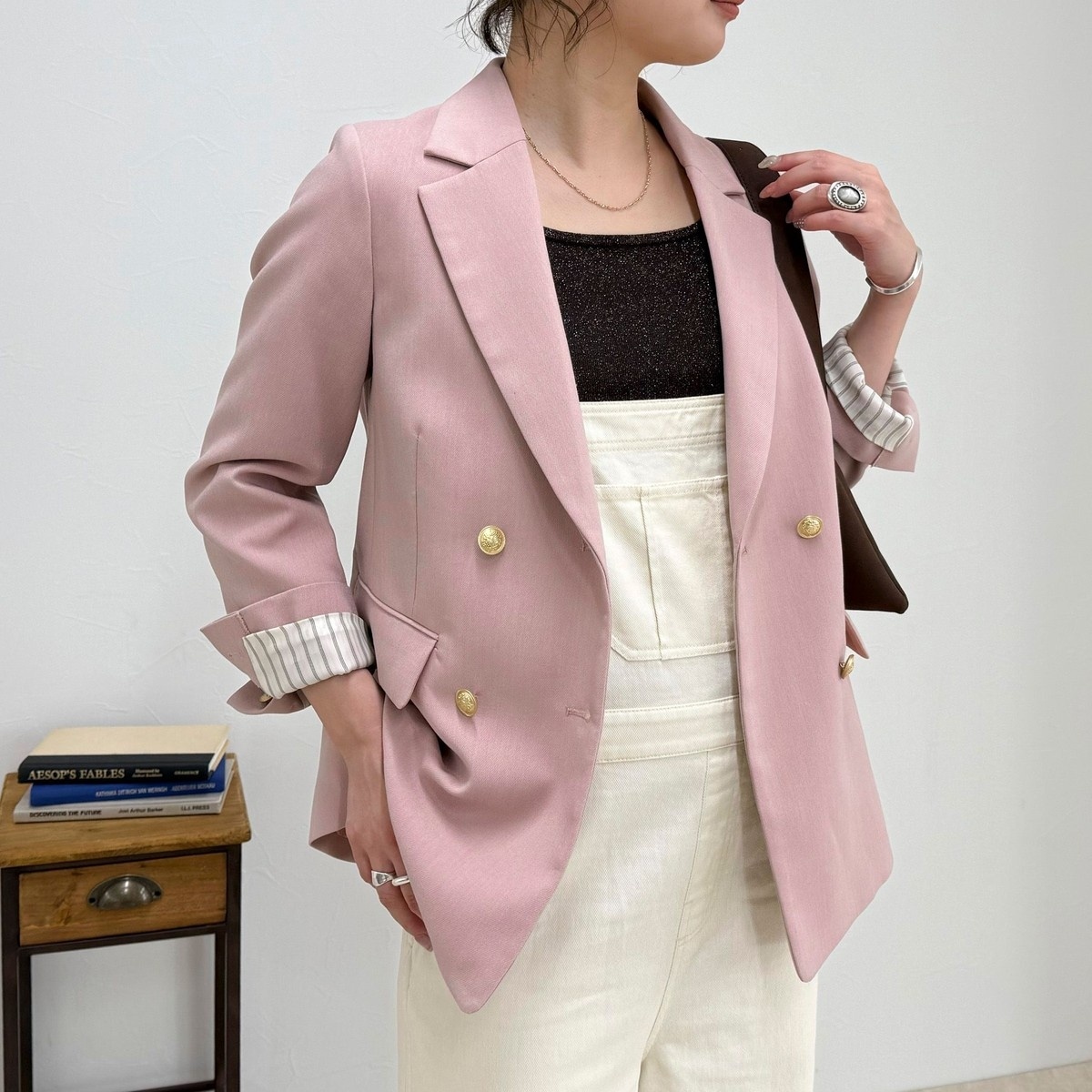 お値下げ！アダムエロペ　シアージャケット セール】【逸品】シアージャケット（テーラードジャケット