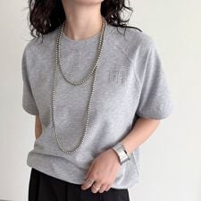 FRミニ裏毛半袖プルオーバー