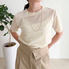 ベロア半袖Tシャツ
