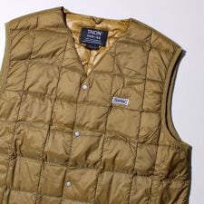 【UNISEX/4サイズ/6色展開】FREDYMAC別注 TAION ベーシックインナーダウンベスト