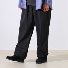 【GEVACO】ドロストイージーパンツ ストレッチツイル 裾ドローコード付き