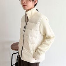 【TAION/タイオン】別注HI NECK DOWN JACKET+SLEEVE KNIT