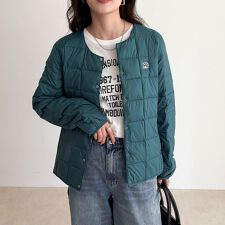 《別注》【TAION/タイオン】CREW NECK BUTTON DOWN JK ダウンジャケット