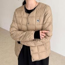 フレディエミュ(fredy emue)の《別注》【TAION/タイオン】CREW NECK BUTTON DOWN JK ダウンジャケット