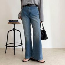 FRベーシックフレアデニムパンツ