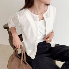 フレディエミュ(fredy emue)のシアーフロッキーコンパクトカーディガン