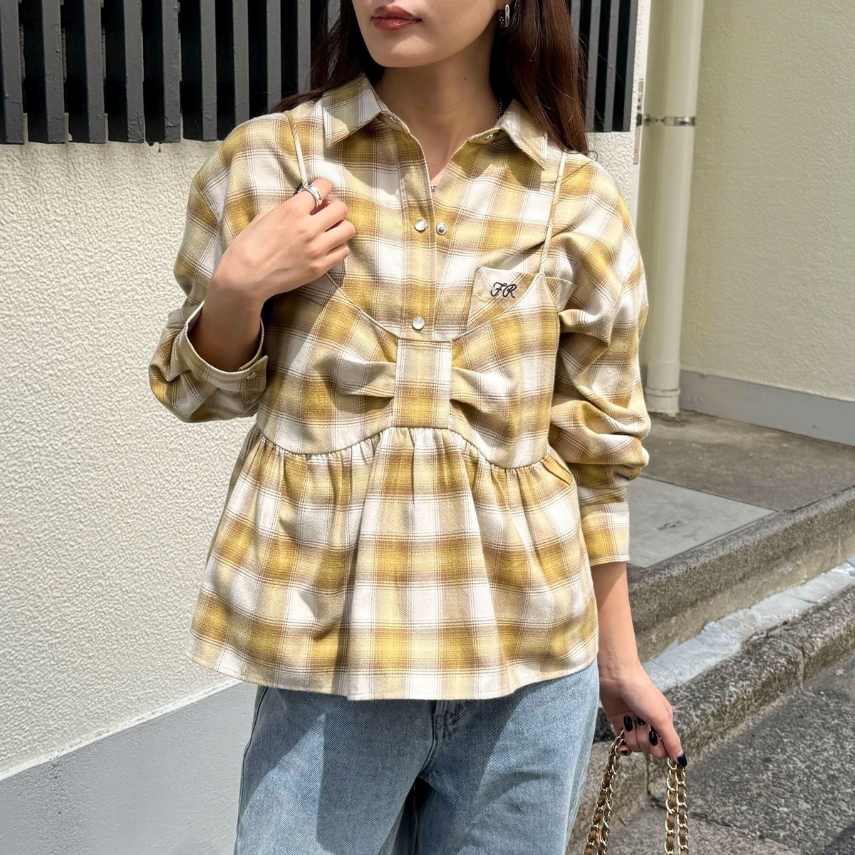 【未使用】FREDY&GLOSTER フレディクルール キャミサロペット KOBE LETTUCE サロペット 40代 低身長 レディース キャミ