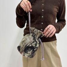 フレディエミュ(fredy emue)の【CASSELINI/キャセリーニ】ジャガード巾着バッグ