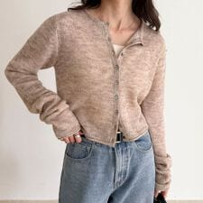 フレディエミュ(fredy emue)のモヘヤ混ビスチェカーディガン