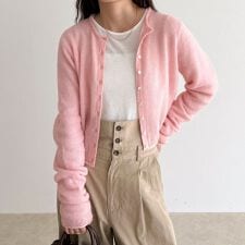 フレディエミュ(fredy emue)のモヘヤ混ビスチェカーディガン