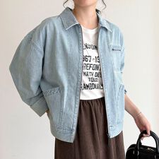 【GEVACO/ゲバコ】デニムジップアップジャケット