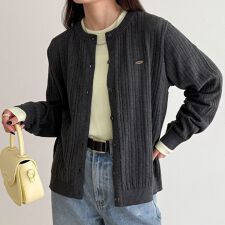 【GEVACO/ゲバコ】カットソーインナー付きカーディガン