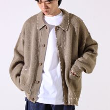 【ユニセックス対応】ハンドステッチニットジャケット