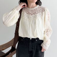 【CHOKLATE PARIS/チョコレート パリ】レースブラウス