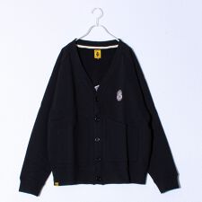 【COBMASTER/コブマスター】裏毛 刺繍×プリント カーディガン
