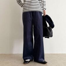 【GEVACO/ゲバコ】コーデュロイイージーワイドパンツ