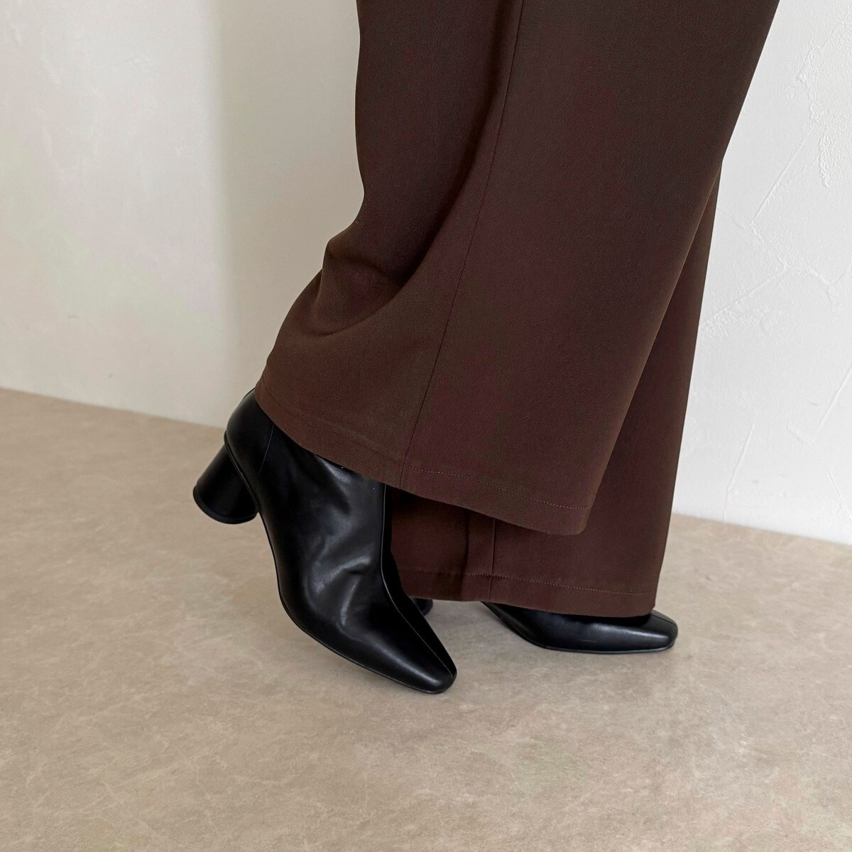 JETEE/ジュテ】バックジップストレッチヒールブーツ | フレディエミュ