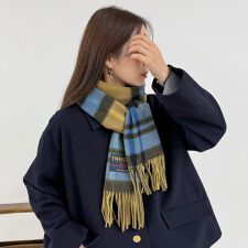 フレディエミュ(fredy emue)の【TWEED MILL/ツイードミル】ウールチェックストール48