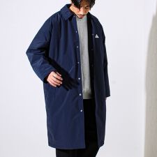 【GEVACO/ゲバコ】中綿ステンカラーロングコート