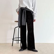 フレディエミュ(fredy emue)のモールストレッチフレアーパンツ