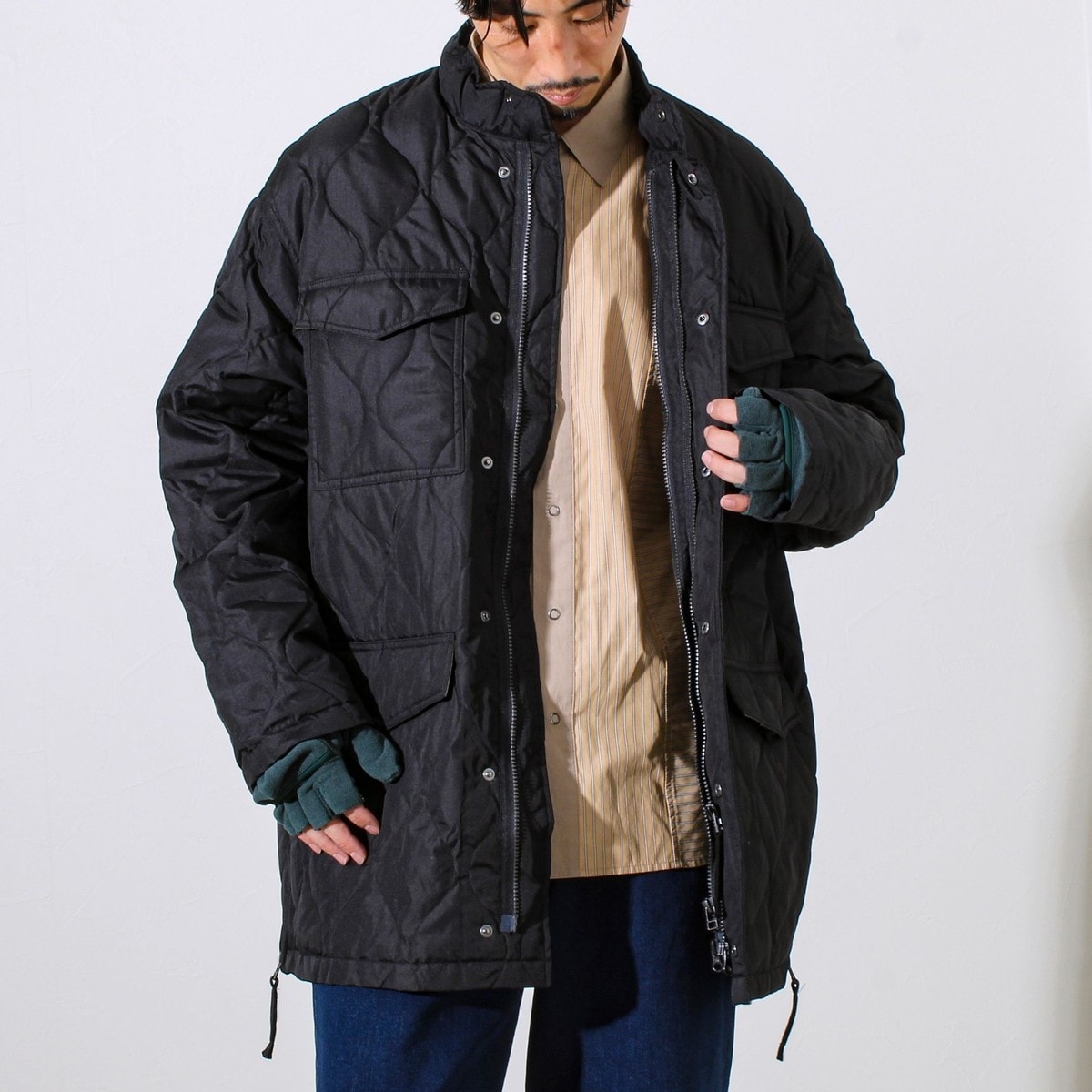 TAION】ジャパンスペシャル リバーシブル スカジャン ダウン