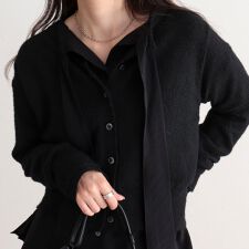 フレディエミュ(fredy emue)のボウタイギャザーブラウス