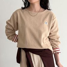 【2WAY仕様】【GEVACO/ゲバコ】裏フリースボートネックTシャツ