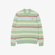 【LACOSTE/ラコステ】アルパカブレンドボーダーニットセーター