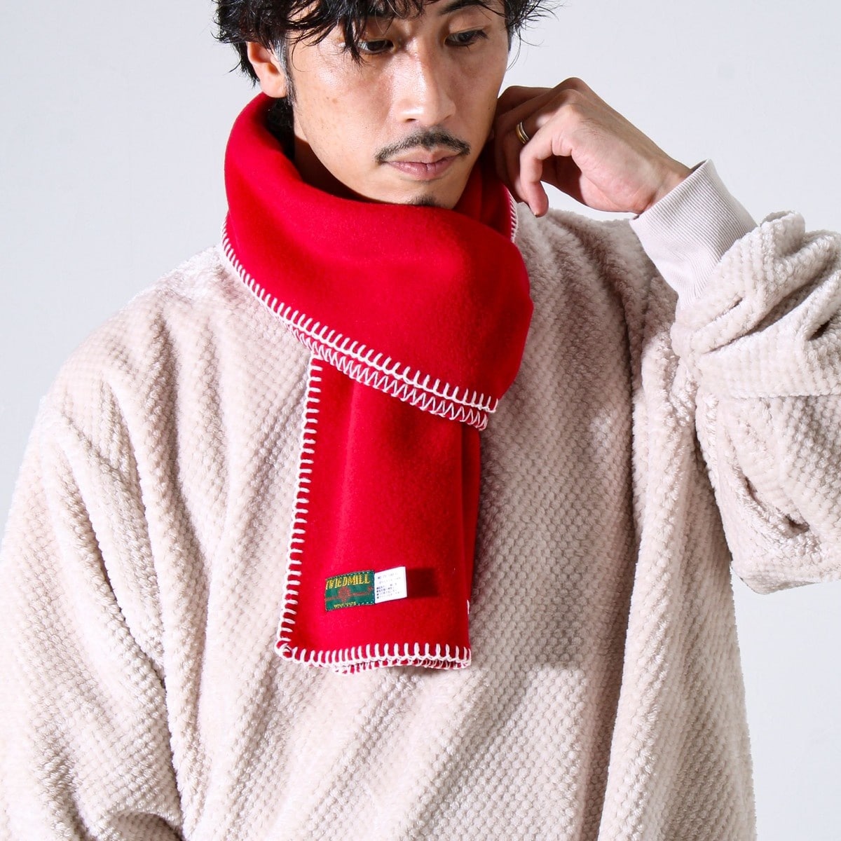 TWEEDMILL/ツイードミル】別注ウールリブマフラー25 | ノーリーズ