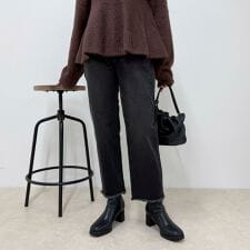 カットオフデニムパンツ