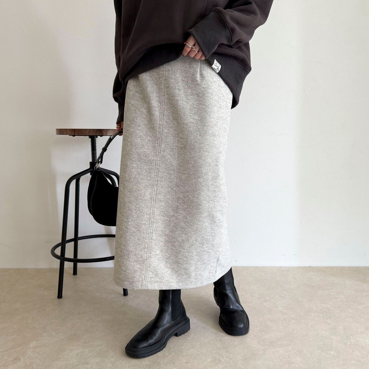 ソフトニットメルトンスカート | フレディエミュ(fredy emue) | マルイ