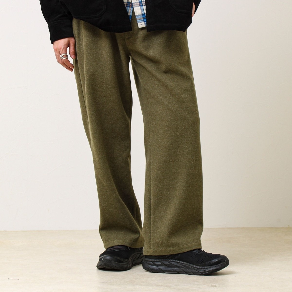 Deep Shape】微起毛ストレッチ イージーパンツ | グロスター(GLOSTER