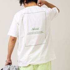 【NANGA×GLOSTER】別注1 Rect Backprint Tee