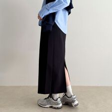 【セットアップ対応】パウダリーツイルイージータイトスカート