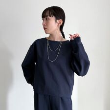 【セットアップ対応】パウダリーツイルコクーンブラウス