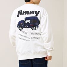 【ロングセラーコラボ】ジムニー×GLOSTER Suzuki Jimny 裏毛プリントスウェット
