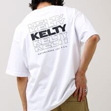 【KELTY×GLOSTER】別注 バックタイポロゴT