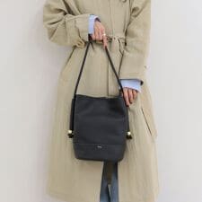 【BEAURE/ビュレ】ソフトレザーワンハンドルトートバッグ