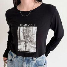 シアーphotoロンTシャツ
