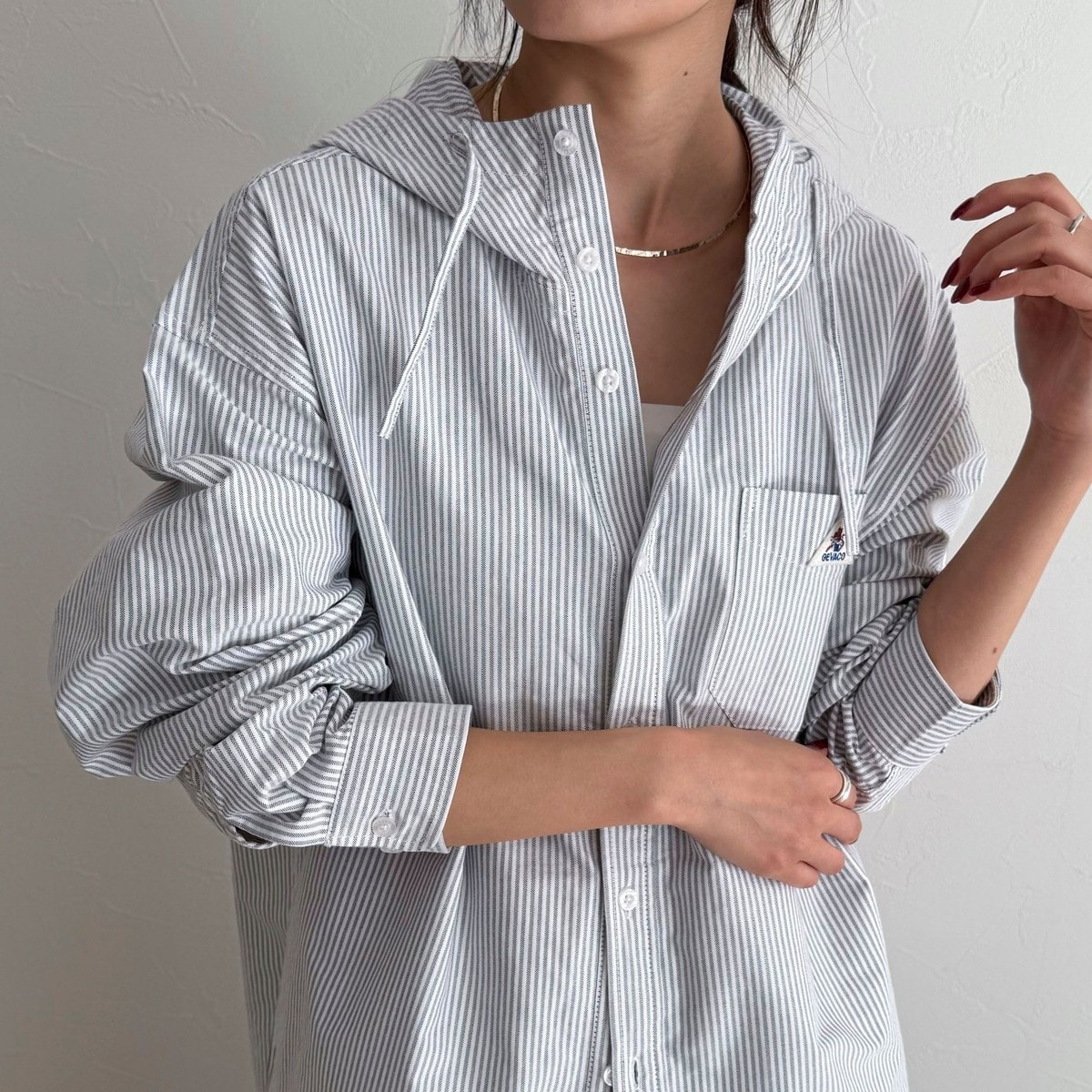 【GEVACO/ゲバコ】フーディシャツ